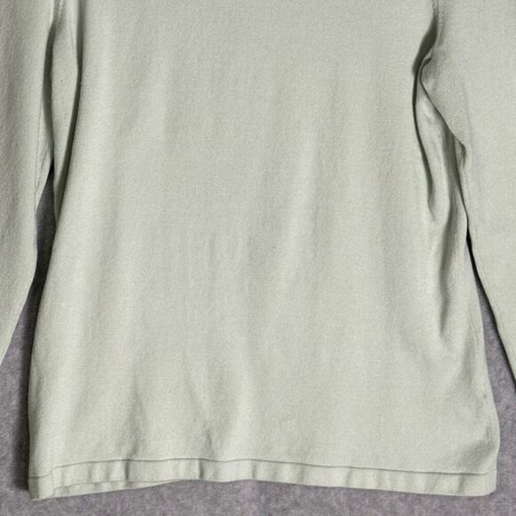 J McLaughlin Sz M Pullover Long Sleeve Sweater‎ Contrasting Trim Neckline Wrists - Picture 10 of 13